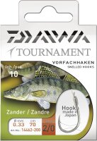 Daiwa Vorfachhaken Tournament Zander Hakengröße 2/0