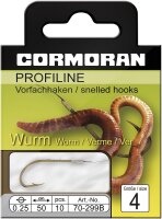 Cormoran Vorfachhaken Profiline Wurm 299B Hakengröße 4