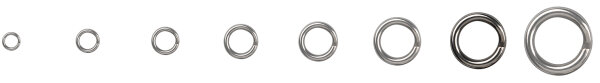 Gamakatsu Hyper Split Ring - Stainless Black Nickel ø 9mm