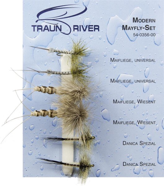 Traun River Fliegensortiment Modern Mayfly