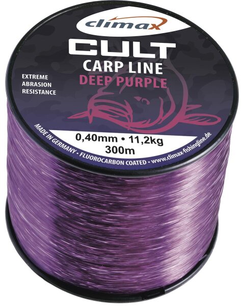 Climax Cult Carp Line Deep Purple sinkend Länge 1500m ø 0,28mm