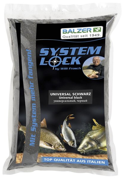 Balzer System Lock Stillwasser Universal Schwarz