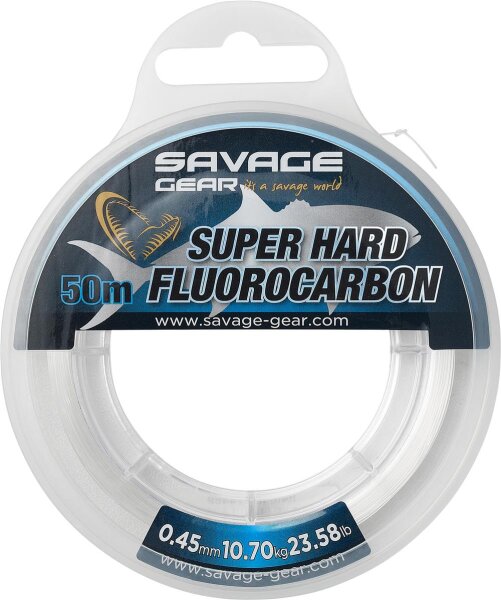 Savage Gear Super Hard Fluorocarbon Länge 50m ø0,45mm