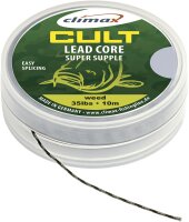 Climax Cult Lead Core Farbe Weed Länge 10m Tragkraft 25lbs