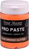 Spro Trout Master Pro Paste Floating Garlic 60g Farbe Fluo Orange Glitter