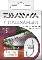 Daiwa Vorfachhaken Tournament Forelle Länge 120cm...