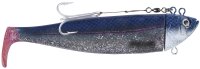 Balzer Adrenalin Arctic Shad Blau Silber-Glitter mit pinkem Schwanz 300g