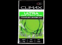 Climax Ultra Light Leader 1x7 Titan Länge 50cm, Tragkraft 4kg, Inhalt 2
