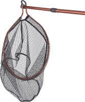 Balzer Shirasu Shot Net Spinnkescher mit gummierten Netz, 45x50cm