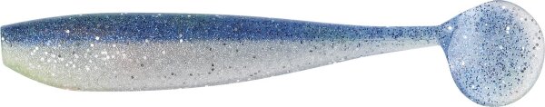 Balzer Shirasu Dorsch Gummi Set Farbe Blau-Glitter 12+15cm