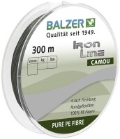 Balzer Iron Line 4 Camou Länge 300m, Ø 0,13mm
