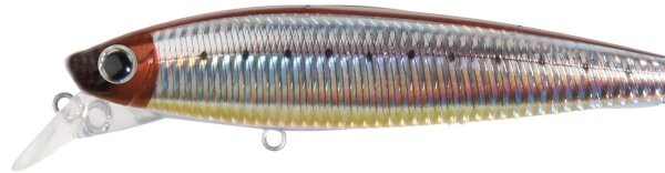 Hart Fishing Wobbler SHL Farbe Silber, roter Kopf, Schuppenmuster