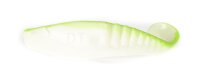 Dream Tackle Gummifisch Slottershad Farbe White Green...