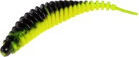 Magic Trout T-Worm I-Tail Gewicht 1g Farbe Neon-Grün/Schwarz