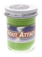Top Secret Trout Attac Floating Trout Bait Sorte Green Flash