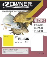 Owner Vorfachhaken Allround Gold RL-046 Hakengröße 8
