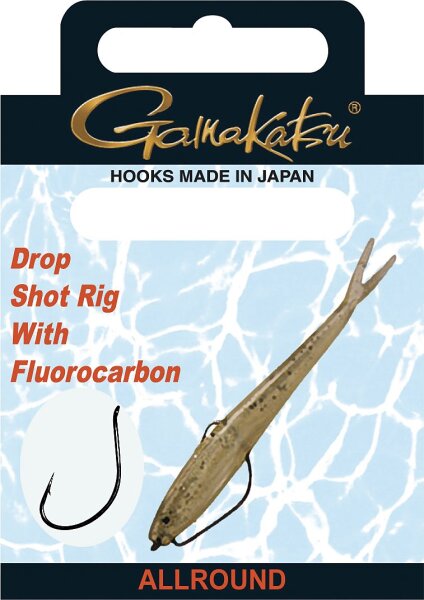 Gamakatsu BKD-Drop Shot Rig W39 170cm Hakengröße 2