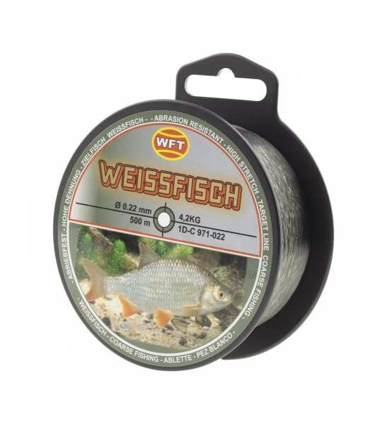 World Fishing Tackle Monofilschnur Zielfisch Weißfisch 0,22mm