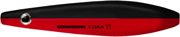 Cormoran Blinker Cora-Ti Farbe Black & Red Länge 7,0cm Gewicht 13g