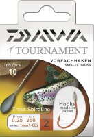 Daiwa Vorfachhaken Tournament Sbirolino Hakengröße 10