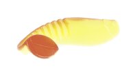 Dream Tackle Gummifisch Slottershad Farbe Silk Chartreuse Red Länge 13cm