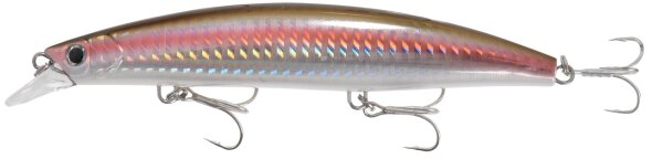 Hart Fishing Wobbler Sex Piston Farbe Silber, roter Streifen