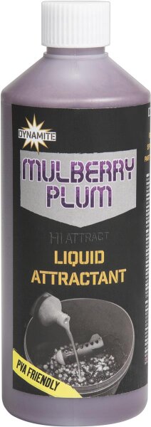 Dynamite Baits Liquid Attractant Mulberry & Plum Inhalt 500ml
