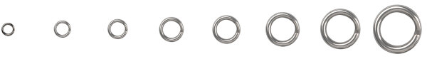 Gamakatsu Hyper Split Ring - Stainless Black Nickel ø 3mm