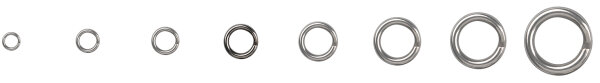 Gamakatsu Hyper Split Ring - Stainless Black Nickel ø 5mm