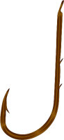 Gamakatsu Vorfachhaken BKD-5260B Rotwurm 60cm Hakengröße 4
