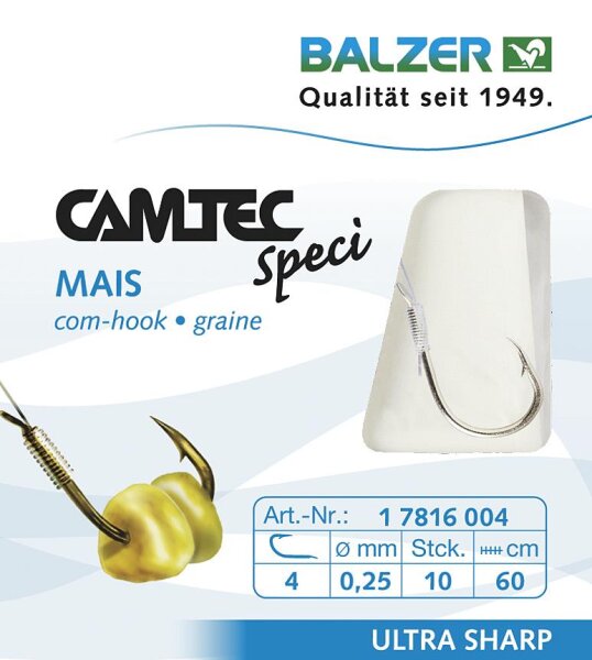 Balzer Vorfachhaken Camtec Speci Mais Hakengröße 4