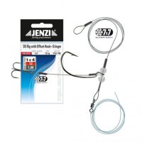 Jenzi Dropshot Rigs 7x7 mit Offset Haken und Stinger...