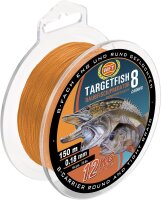 World Fishing Tackle Schnur Targetfish 8 Raubfisch Orange...