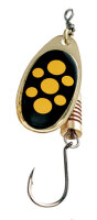 DAM Spinner Effzett mit Einzelhaken Farbe Blacky
