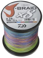 Daiwa Schnur J-Braid Farbe Multicolor Länge 1500m