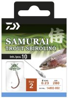 Daiwa Vorfachhaken Samurai Sbiro-Trout