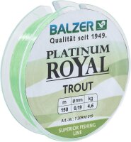 Balzer Schnur Platinum Royal Trout Chartreuse