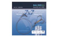 Balzer Niroflex Edelstahlvorfach 7x7 mit Wirbel und Drilling