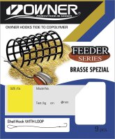Owner Vorfachhaken Feeder Brasse Spezial brüniert...