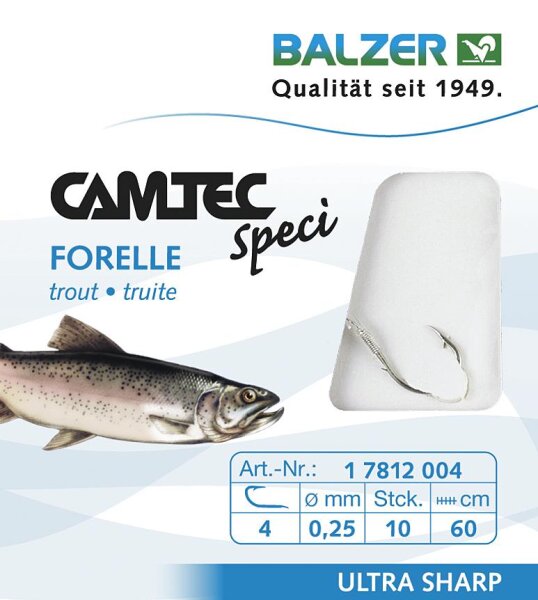 Balzer Vorfachhaken Camtec Speci Forelle