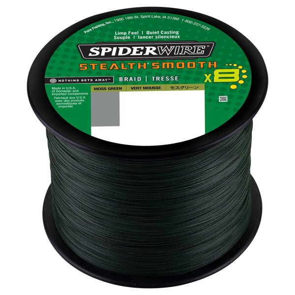 Spiderwire Schnur Stealth Smooth 8 Moss Green