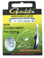 Gamakatsu Vorfachhaken Trout Master BKS TM LS-623N FC 100cm