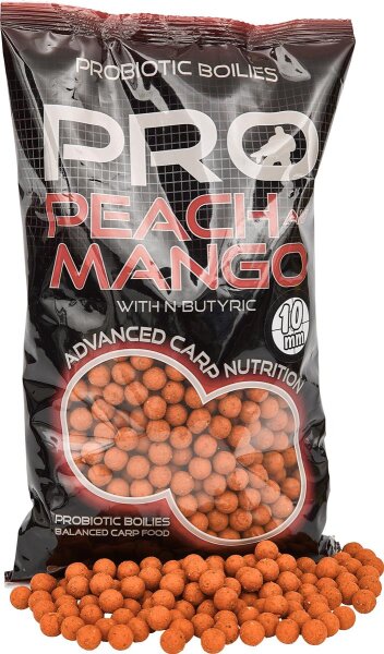 Sensas ProBio Boilie Peach u. Mango