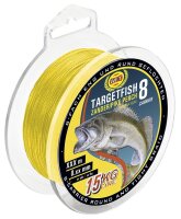 World Fishing Tackle Schnur Targetfish 8 Zander Yellow