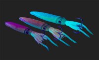 Savage Gear 3D Swim Squid Jig 14cm Farbe Green Eye Glow