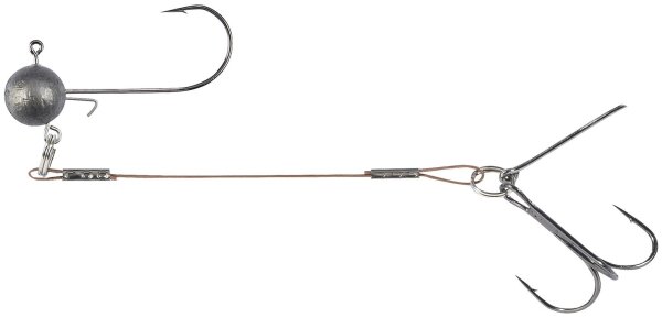 Balzer Shirasu Hecht-System mit Jighead Länge 7,5cm Gewicht 5g, Hakengröße 7/0
