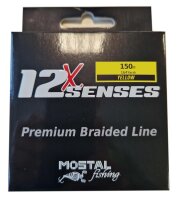 12X Senses Premium Braid 150m Gelb verschiedene...