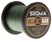 Shakespeare Schnur Sigma Braid Farbe Dark Green Länge 2000m ø 0,08mm
