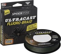 Spiderwire Ultracast  Fluorobraid 4x  300m/0,18mm Grün
