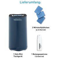 ThermaCell Halo Mini Navy mit Wirktstoffplättchen...